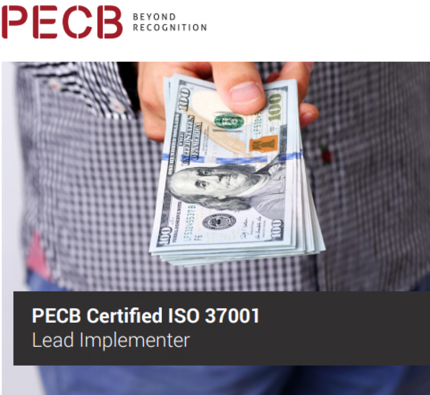 PECB ISO 37001 Anti-bribery Management System Lead Implementer