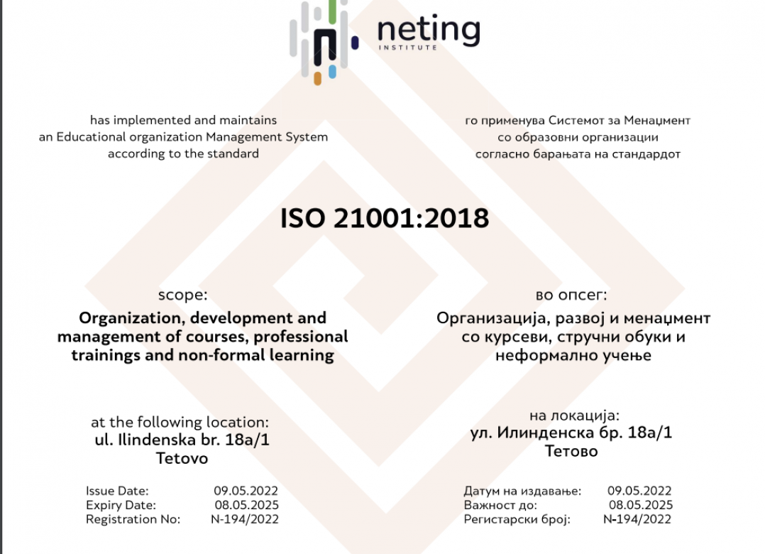 ISO 21001:2018